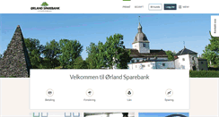 Desktop Screenshot of orland-sparebank.no