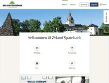 Tablet Screenshot of orland-sparebank.no